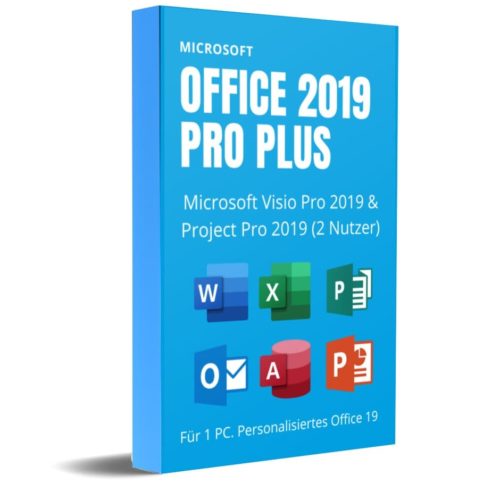 Office Pro Plus 19 mit Visio und Project