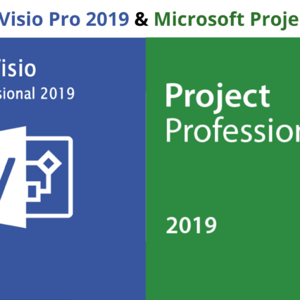 Office Pro Plus 19 mit Visio und Project / Neuinstallation möglich / Retail