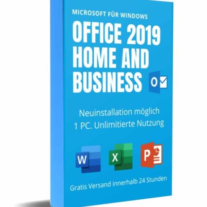 Office 2019 Home and Business für Windows / Neuinstallation möglich / Retail