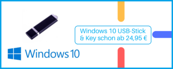 Windows 10 USB-Stick & Key
