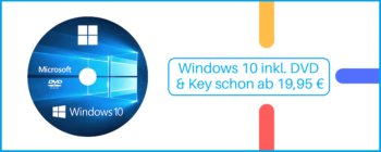 Windows 10 DVD & Schlüssel