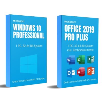 Windows 10 PRO und Office 2019 Pro Plus Bundle