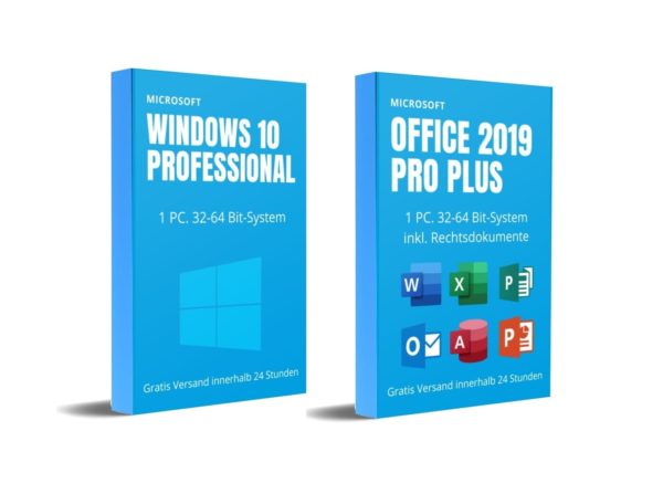Windows 10 PRO und Office 2019 Pro Plus