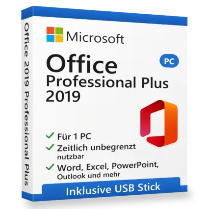 Office 2019 Pro Plus mit USB-Stick