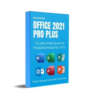 Microsoft Office 2021 Pro Plus für 5 PCs
