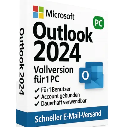Microsoft Outlook 2024: Account-gebunden, jederzeit neu installierbar