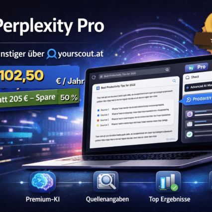Perplexity Pro günstig kaufen: 50% auf 12 Monate