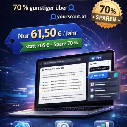 Perplexity Pro günstig kaufen: 70% auf 12 Monate