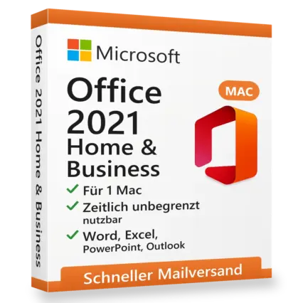 Microsoft Office 2021 Home and Business für MAC / Lifetime / Retail