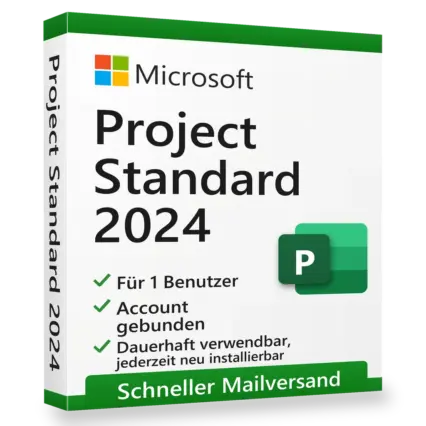 Microsoft Project Standard 2024 Dauerlizenz