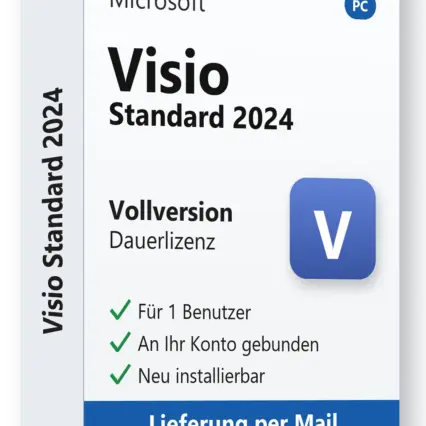 Microsoft Visio Standard 2024 Dauerlizenz
